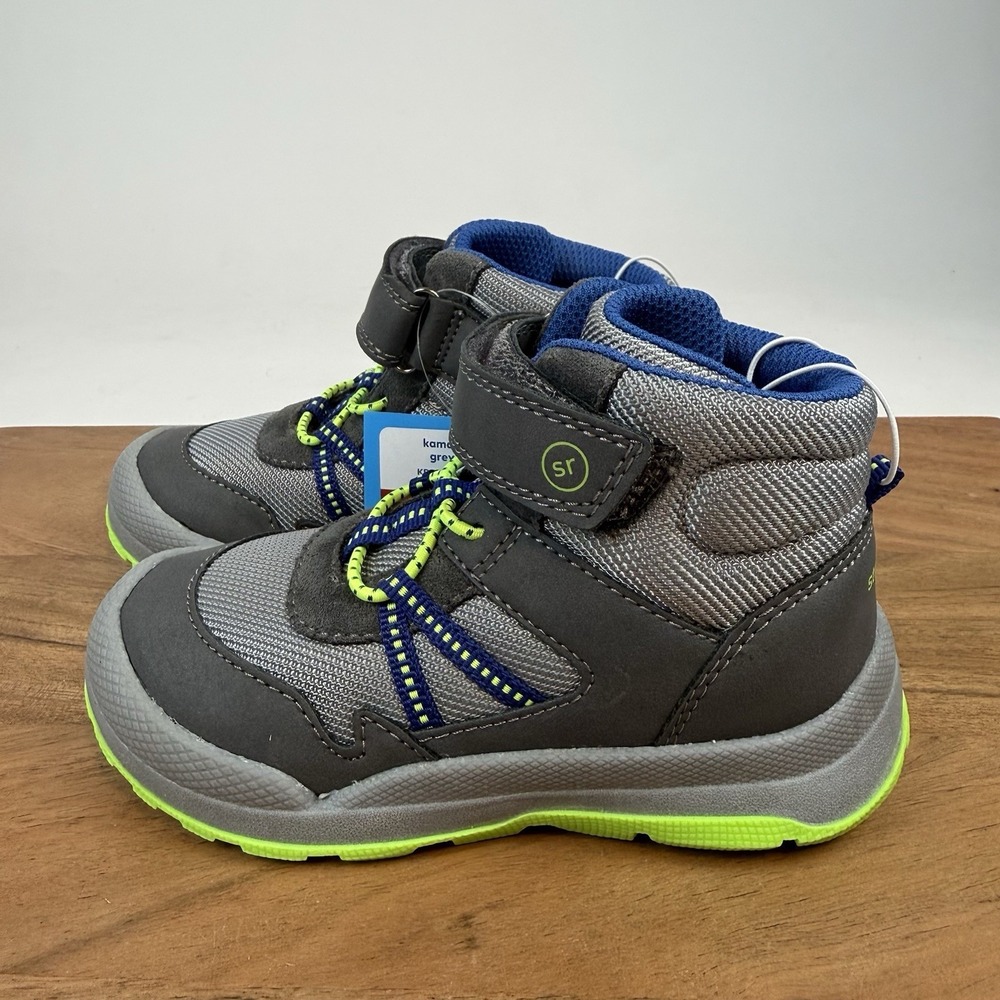 New Little Kids Stride Rite Kamari Gray Sneakers Shoes Boots Size‎ 9 C - Picture 2 of 8
